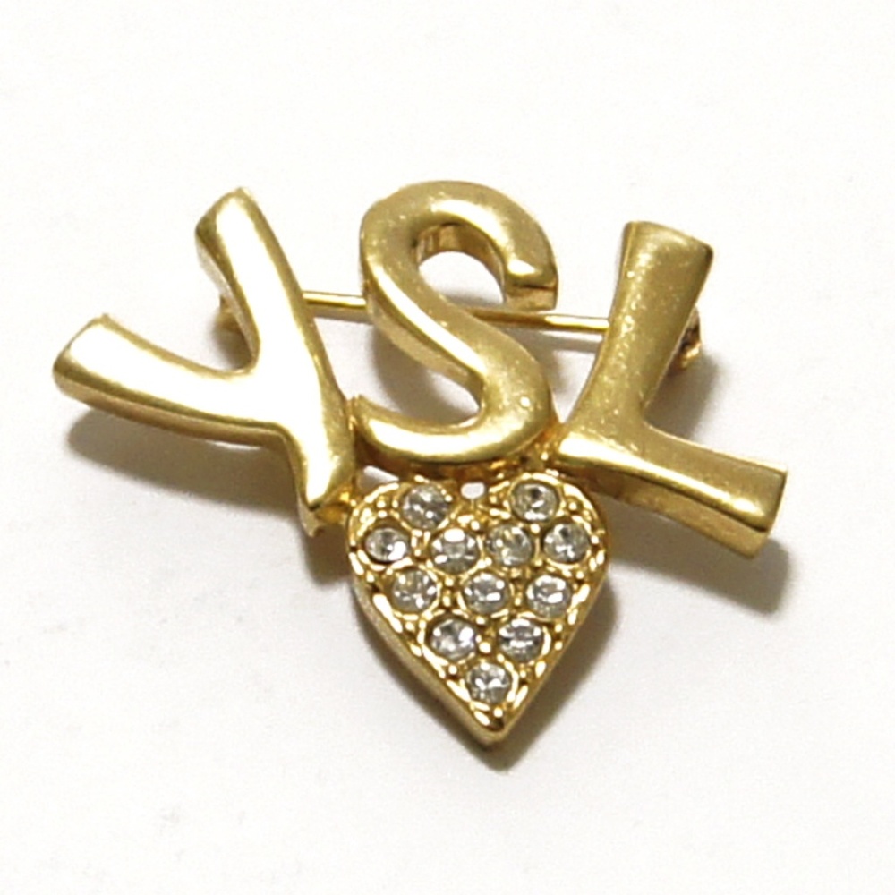 Saint Laurent vintage brooch